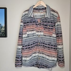 O'Neill fleece printed flannel